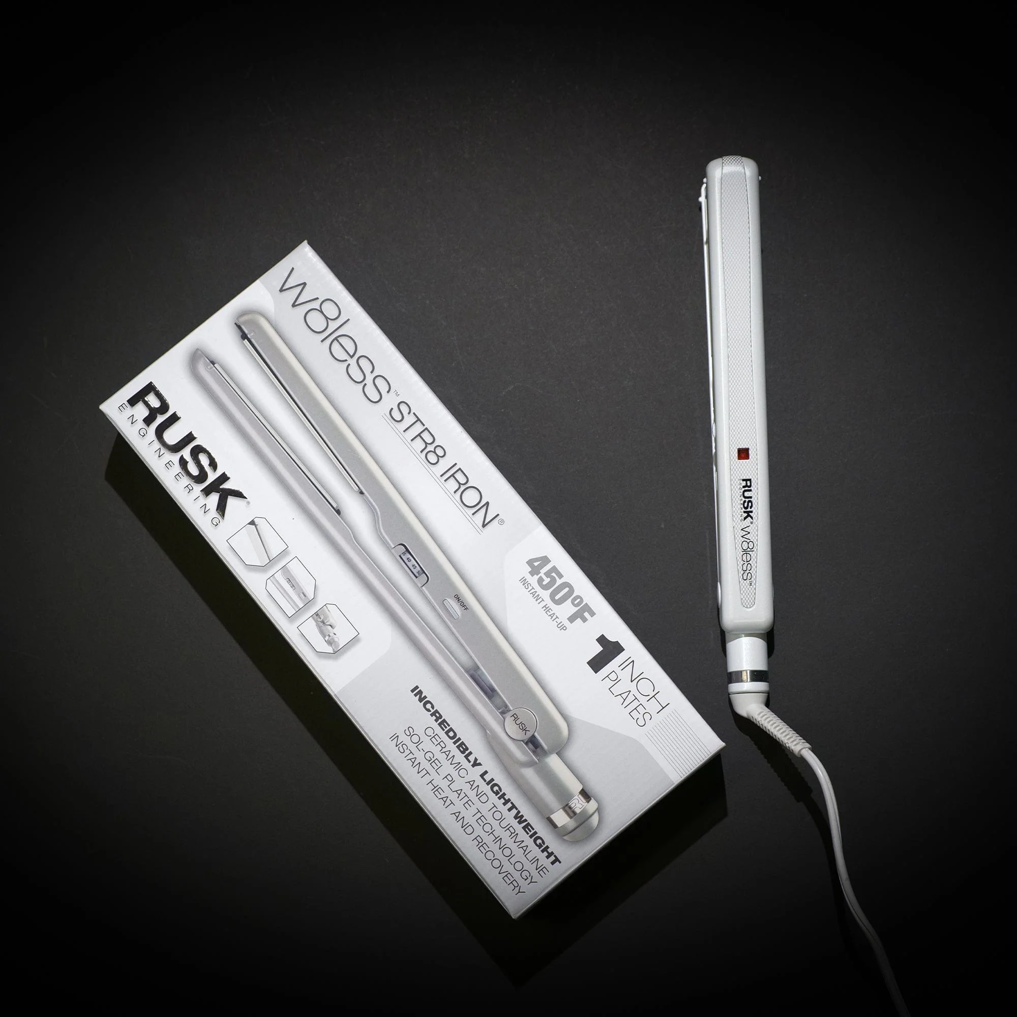 w8less STR8 Straightening Flat Iron, 1 inch - Image 3