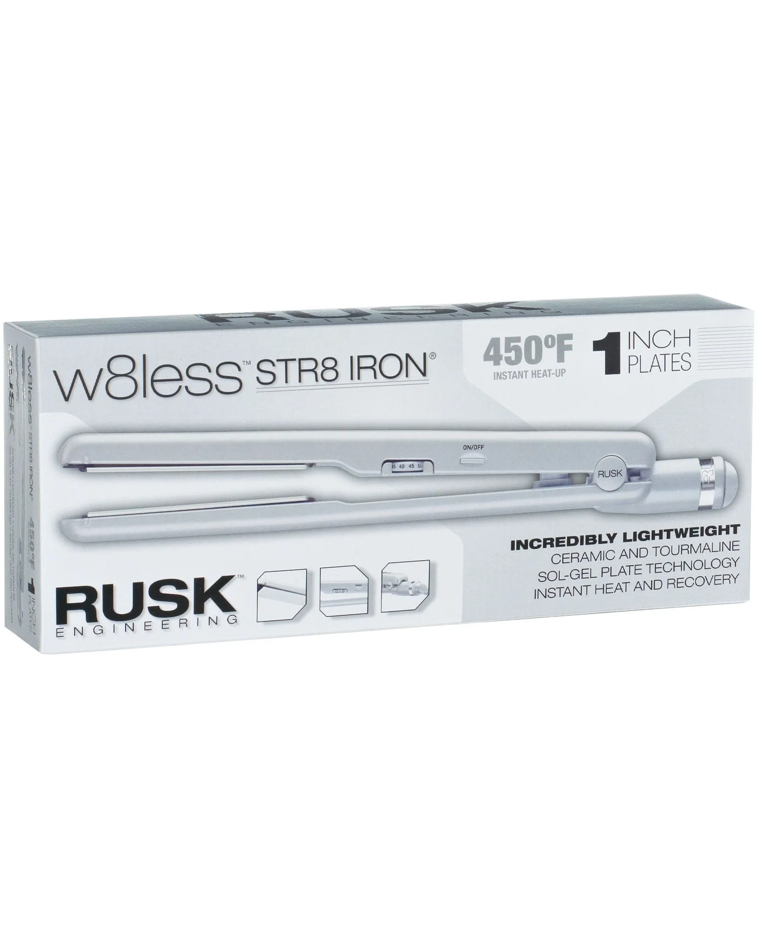 w8less STR8 Straightening Flat Iron, 1 inch - Image 5