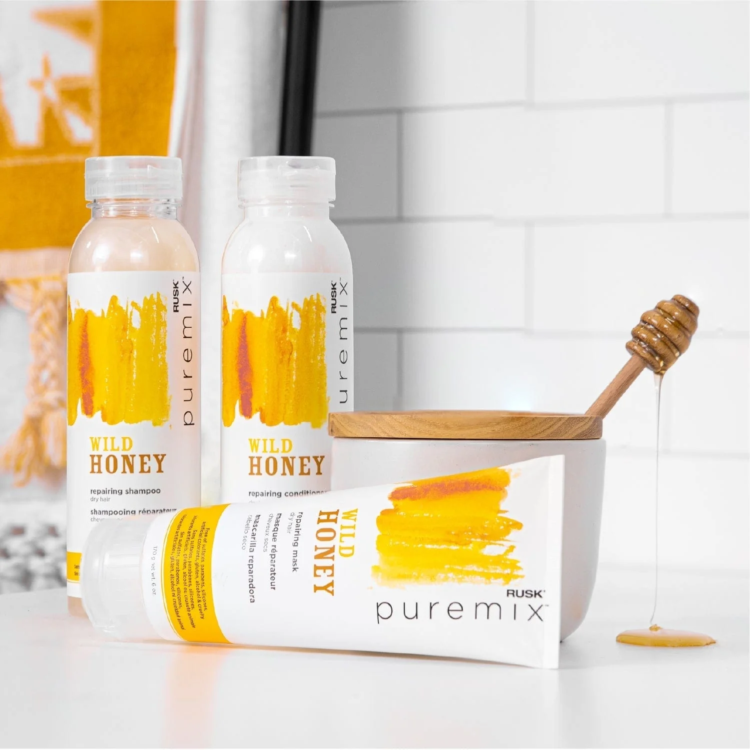 Puremix Wild Honey, Repairing Mask - Image 4